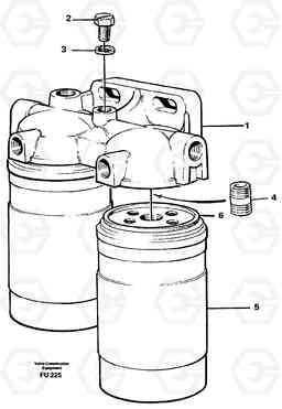 30489 Fuel filter EC390 SER NO 1001-, Volvo Construction Equipment