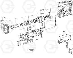 2097 Pump drive. EC390 SER NO 1001-, Volvo Construction Equipment