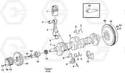 26425 Crankshaft and related parts EC390 SER NO 1001-, Volvo Construction Equipment