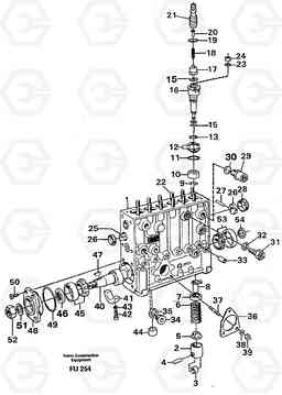 88672 Injection pump. EC390 SER NO 1001-, Volvo Construction Equipment