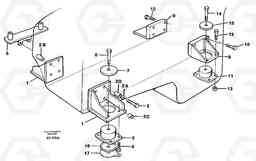 14117 Engine mounting EC390 SER NO 1001-, Volvo Construction Equipment