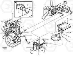 81350 Diesel heater, Installation EC390 SER NO 1001-, Volvo Construction Equipment