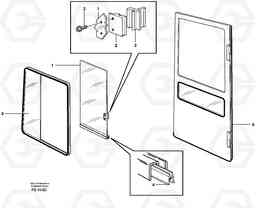 29033 Sliding window EC390 SER NO 1001-, Volvo Construction Equipment
