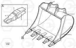 33355 Buckets, direct fitting Combi Parts EC390 SER NO 1001-, Volvo Construction Equipment