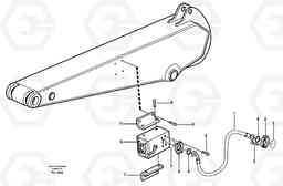 29871 Hammer hydraulics on dipper arm, 2.4 m/ 2.9 m/ 3.5 m/ 4.1m EC390 SER NO 1001-, Volvo Construction Equipment