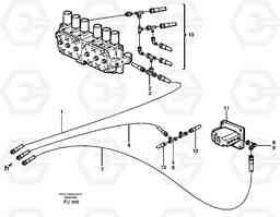 10411 Servo hydraulics, Hose break valve EC390 SER NO 1001-, Volvo Construction Equipment