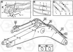 40627 Servo hydraulics, Hose break valve EC390 SER NO 1001-, Volvo Construction Equipment