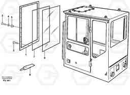 24003 Entire windscreen EC390 SER NO 1001-, Volvo Construction Equipment