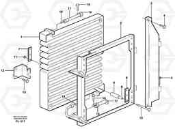 17859 Condensor with fitting parts, cooling agent R134a EC390 SER NO 1001-, Volvo Construction Equipment