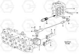 85678 Hammer hydraulics on base machine, 2 pumps EC390 SER NO 1001-, Volvo Construction Equipment