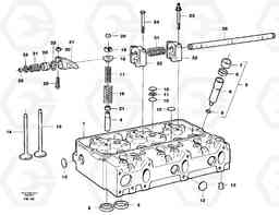 36340 Cylinder head EC280 SER NO 1001-, Volvo Construction Equipment