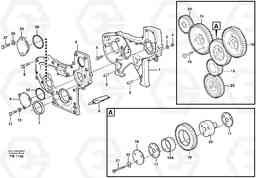 42280 Timing gear casing and gears EC280 SER NO 1001-, Volvo Construction Equipment