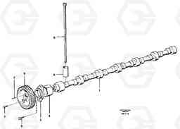 53517 Camshaft EC280 SER NO 1001-, Volvo Construction Equipment