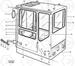 19878 Operator's cab EC280 SER NO 1001-, Volvo Construction Equipment