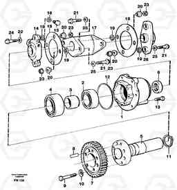 19996 Drive for injection pump EC280 SER NO 1001-, Volvo Construction Equipment