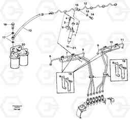 30936 Fuel pipes-injector EC280 SER NO 1001-, Volvo Construction Equipment