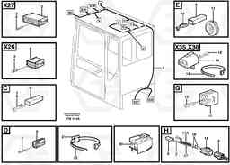 82705 Cable harnesses, cab EC280 SER NO 1001-, Volvo Construction Equipment