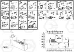 85184 Cable harness, side panel, right EC280 SER NO 1001-, Volvo Construction Equipment