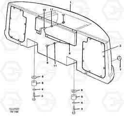 77963 Counterweights EC280 SER NO 1001-, Volvo Construction Equipment