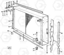 42290 Radiator with fitting parts EC280 SER NO 1001-, Volvo Construction Equipment