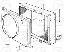 84117 Radiator EC280 SER NO 1001-, Volvo Construction Equipment