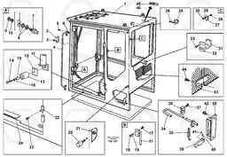 89875 Interior components EC280 SER NO 1001-, Volvo Construction Equipment