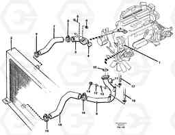 76297 Cooling system EC280 SER NO 1001-, Volvo Construction Equipment