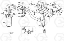 89525 Hydraulic system, transport in uppercarrige EC280 SER NO 1001-, Volvo Construction Equipment