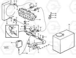 13353 Hydraulic system, return lines EC280 SER NO 1001-, Volvo Construction Equipment