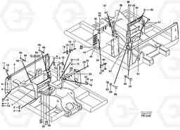 82164 Support, partition wall. EC280 SER NO 1001-, Volvo Construction Equipment