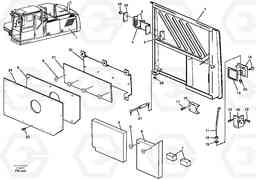 88791 Door, engine, left EC280 SER NO 1001-, Volvo Construction Equipment