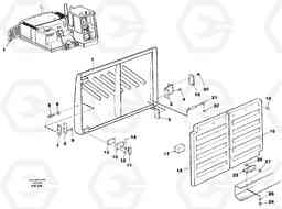 81682 Door, engine, right EC280 SER NO 1001-, Volvo Construction Equipment