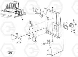 85135 Door, centre, right EC280 SER NO 1001-, Volvo Construction Equipment