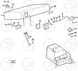 86733 Casing, front, right EC280 SER NO 1001-, Volvo Construction Equipment