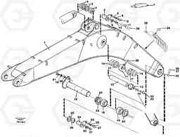 12555 Backhoe boom incl. attachements EC280 SER NO 1001-, Volvo Construction Equipment