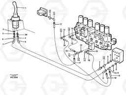 12079 Servo hydraulics, dipper arm EC280 SER NO 1001-, Volvo Construction Equipment