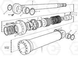 28334 Boom cylinder, backhoe equipment EC280 SER NO 1001-, Volvo Construction Equipment