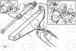 62495 Cylinder hydraulics, bucket EC280 SER NO 1001-, Volvo Construction Equipment