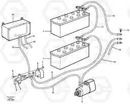 33324 Cables, battery EC280 SER NO 1001-, Volvo Construction Equipment