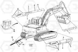 20552 Decor stripes, outer location EC280 SER NO 1001-, Volvo Construction Equipment