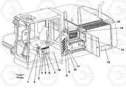 9348 Sign plates and transfer,inner location EC280 SER NO 1001-, Volvo Construction Equipment