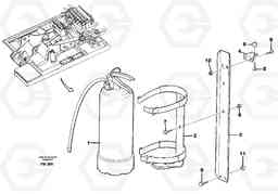 78052 Fire extinguisher EC280 SER NO 1001-, Volvo Construction Equipment