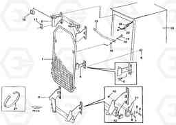 84383 Windscreen protection EC280 SER NO 1001-, Volvo Construction Equipment