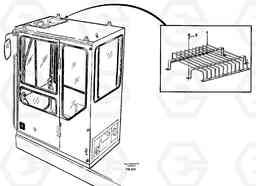 25380 Grille over roof Window EC280 SER NO 1001-, Volvo Construction Equipment