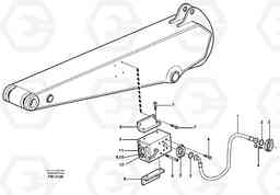 2844 Hammer hydraulics on dipper arm EC280 SER NO 1001-, Volvo Construction Equipment