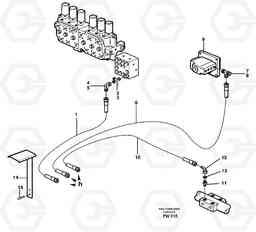 12094 Servo hydraulics, Hose break valve EC280 SER NO 1001-, Volvo Construction Equipment