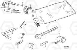 69469 Tools for daily maintenance EC280 SER NO 1001-, Volvo Construction Equipment