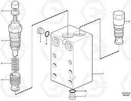 7938 inhibitor valve EC280 SER NO 1001-, Volvo Construction Equipment