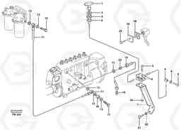 66713 Rebuilding kit, stop control EC280 SER NO 1001-, Volvo Construction Equipment