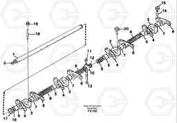 28340 Valve mechanism EC130C SER NO 221-, Volvo Construction Equipment
